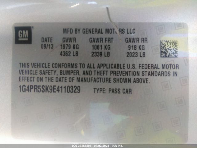 1G4PR5SK9E4110329 Buick Verano Convenience Group