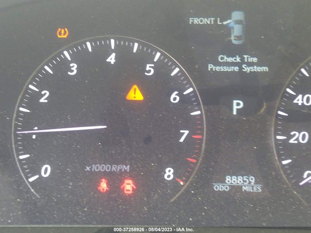 2007 LEXUS LS 460 VIN: JTHBL46F375050499