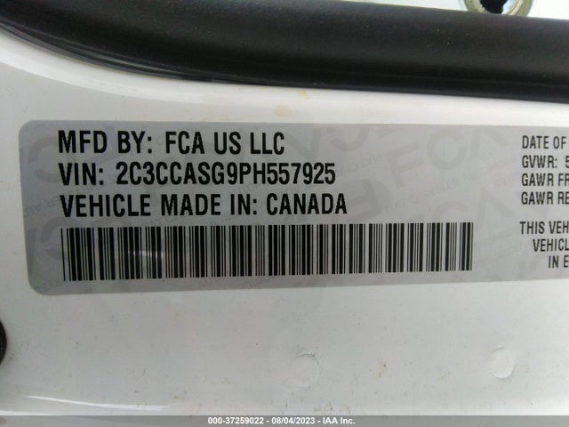 2023 Chrysler 300, VIN: 2C3CCASG9PH557925