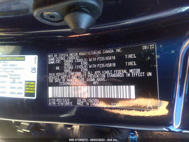2T2HZMAA0NC256252 Lexus Rx Rx 350