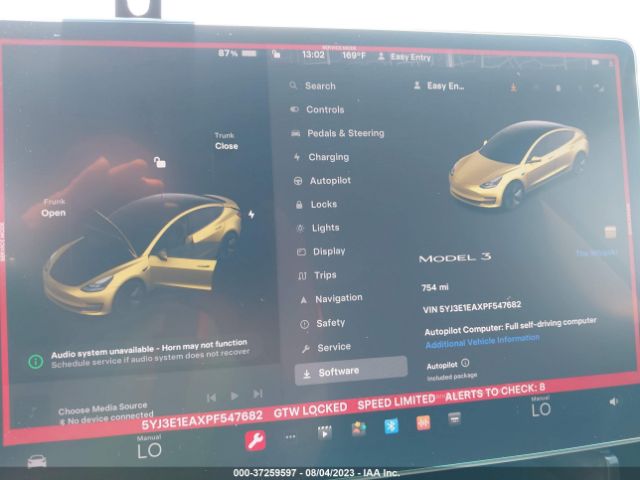 5YJ3E1EAXPF547682 Tesla MODEL 3