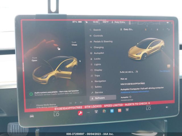 5YJ3E1EAXPF547682 Tesla MODEL 3