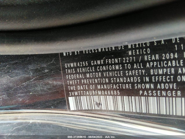 3VWTT7AU9FM046685 Volkswagen GOLF GTI S