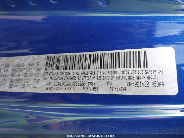 1C4HJXDGXLW263680 Jeep Wrangler Unlimited Sport S