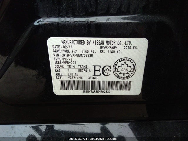 Infiniti Q50 2014 JN1BV7AR8EM702330 Image 9