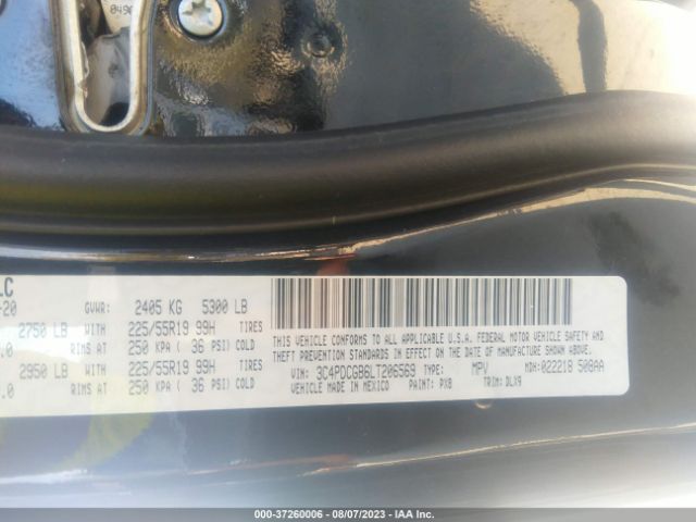 3C4PDCGB6LT206569 Dodge Journey Crossroad