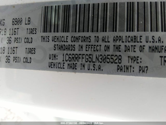 1C6RRFFG5LN305528 RAM 1500
