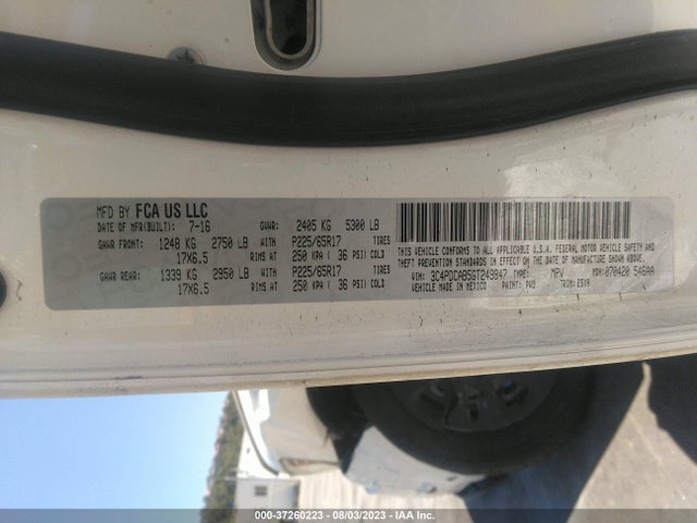 Dodge JOURNEY SE 2016 3C4PDCAB5GT249847 Image 9