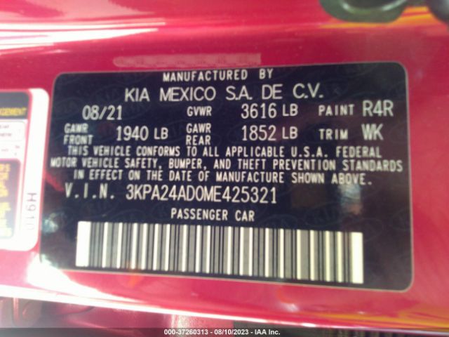 2021 KIA RIO 3KPA24AD0ME425321 Photo 8