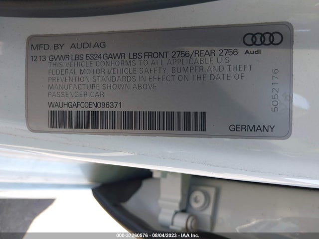WAUHGAFC0EN096371 Audi A6 3.0t Prestige