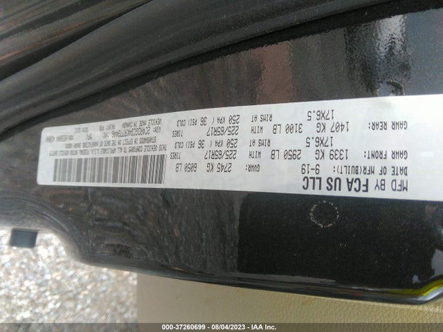 Dodge Grand Caravan Sxt 2019 2C4RDGCG4KR773446 Image 9
