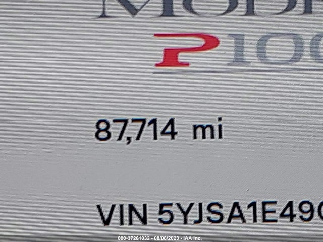 Tesla Model S P100d 2016 5YJSA1E49GF169744 Image 15