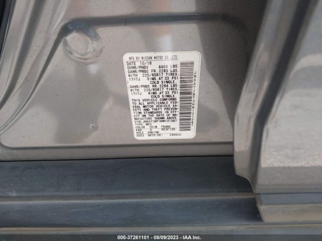 JN8AT2MT3HW131397 Nissan ROGUE SV