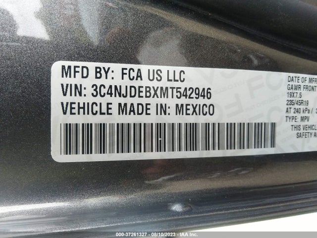 Jeep Compass 80th Anniversary 2021 3C4NJDEBXMT542946 Image 9