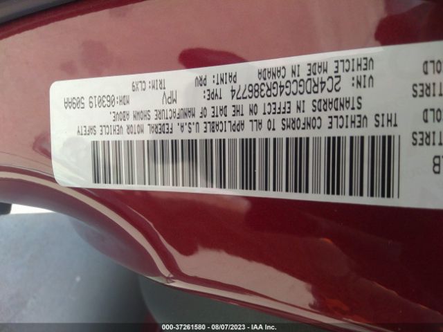 2C4RDGCG4GR386774 Dodge Grand Caravan Sxt Plus