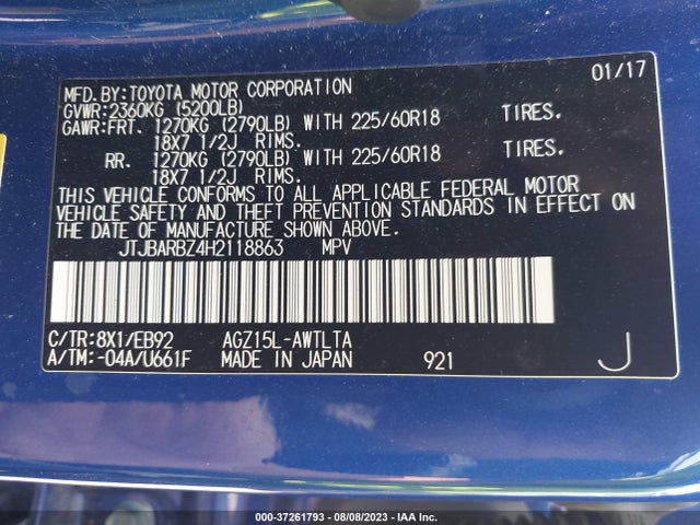 JTJBARBZ4H2118863 Lexus Nx Nx Turbo F Sport