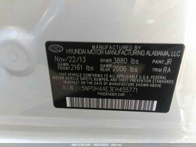 Hyundai ELANTRA SE 2014 5NPDH4AE3EH455771 Image 14