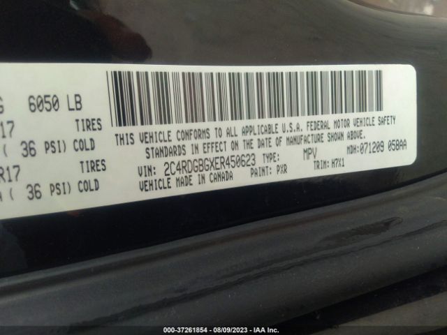 2C4RDGBGXER450623 Dodge Grand Caravan American Value Pkg