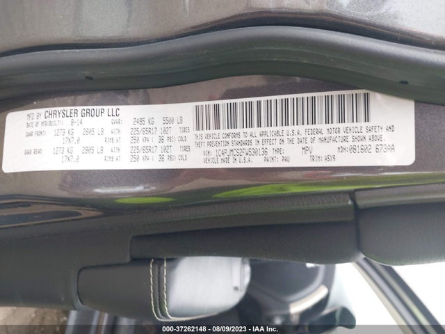 1C4PJMCS2FW530136 Jeep Cherokee Latitude