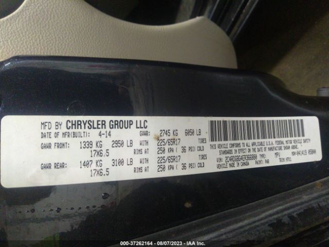 2C4RDGBG4ER366880 Dodge Grand Caravan American Value Pkg