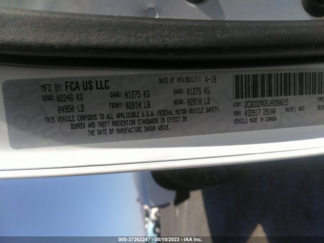 2C3CDZAG5JH280615 Dodge Challenger Sxt Plus