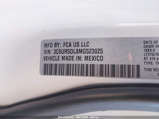 3C6UR5DL8MG523025 RAM 2500 Big Horn