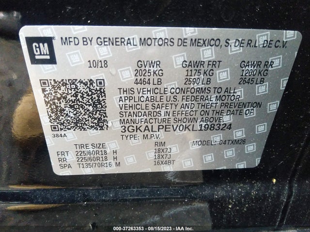 GMC Terrain Slt 2019 3GKALPEV0KL198324 Image 9