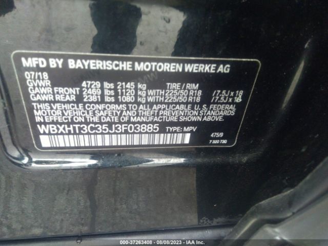 WBXHT3C35J3F03885 BMW X1 Xdrive28i