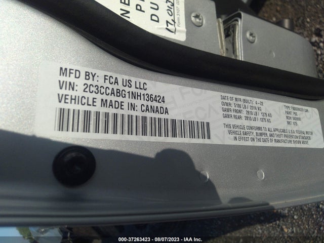 2C3CCABG1NH136424 Chrysler 300 300s