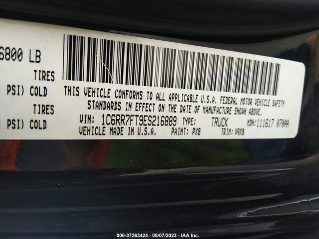 1C6RR7FT9ES216889 RAM 1500 Express