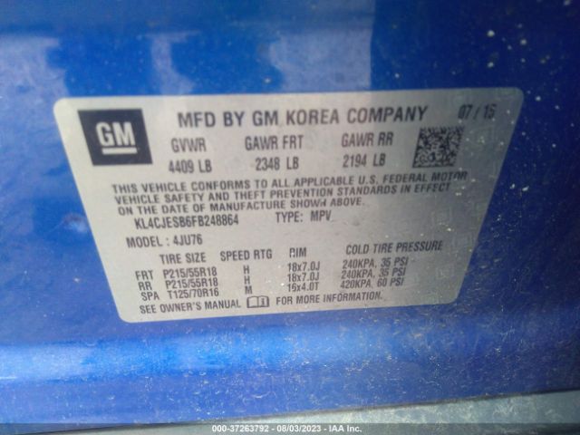 KL4CJESB6FB248864 Buick Encore