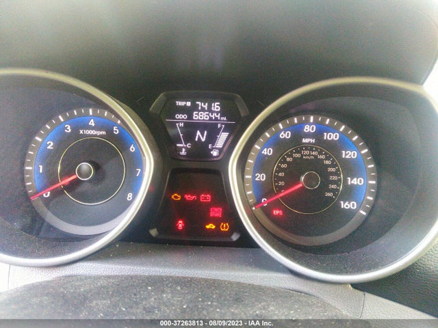 2013 HYUNDAI ELANTRA LIMITED PZEV VIN: KMHDH4AE2DU518360