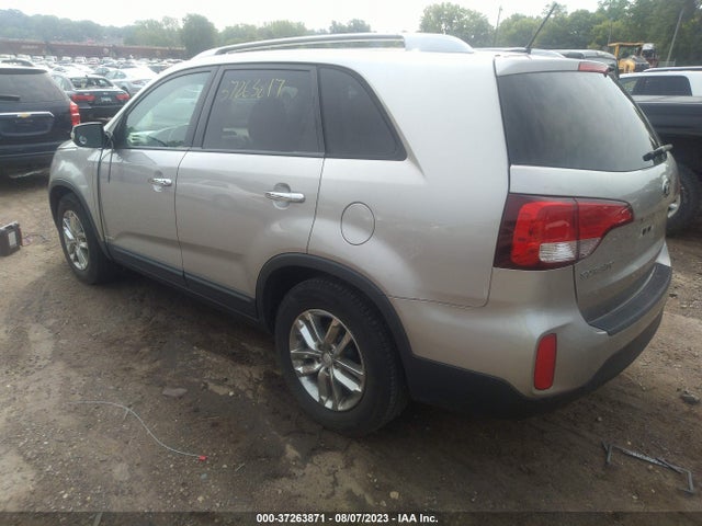 KIA SORENTO LX 2015 5XYKTCA68FG551784 Image 3