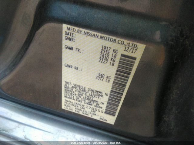 1N4AL3AP6JC170555 Nissan Altima 2.5 Sv