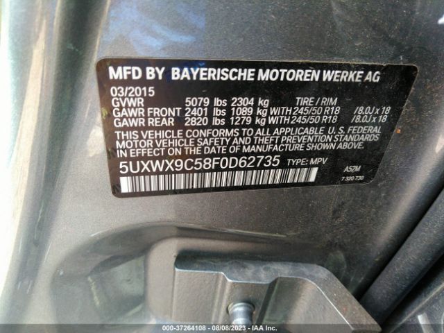 5UXWX9C58F0D62735 BMW X3 Xdrive28i