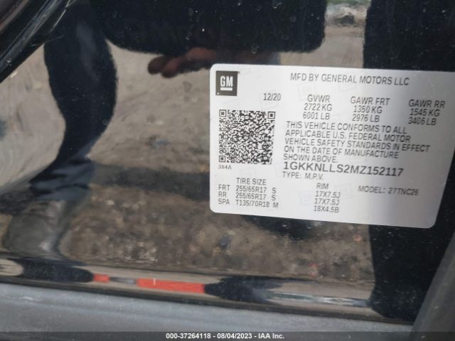 1GKKNLLS2MZ152117 GMC Acadia At4