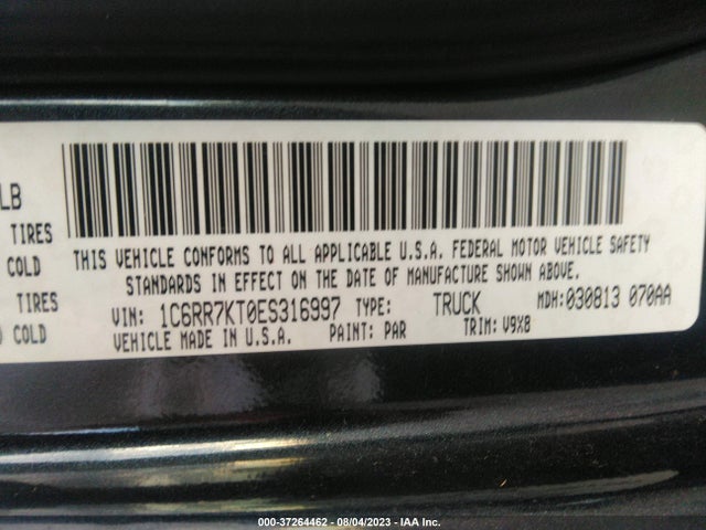 1C6RR7KT0ES316997 RAM 1500 Express