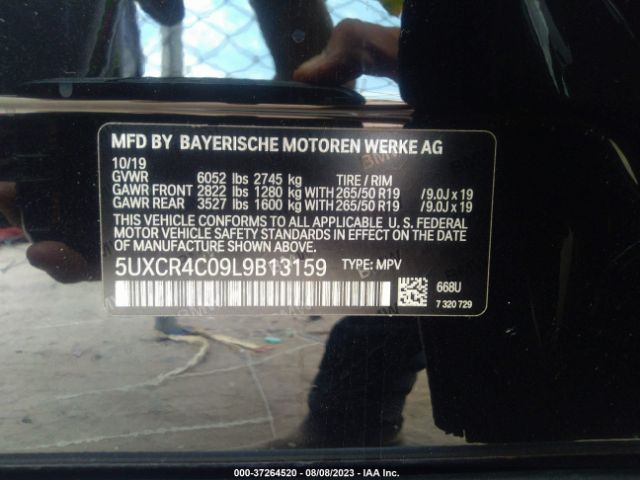 5UXCR4C09L9B13159 BMW X5 Sdrive40i