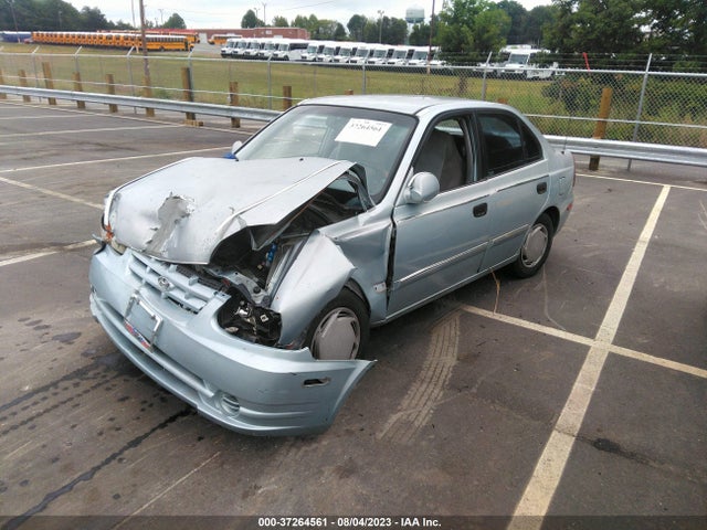 2005 HYUNDAI ACCENT GLS VIN: KMHCG45C55U601144
