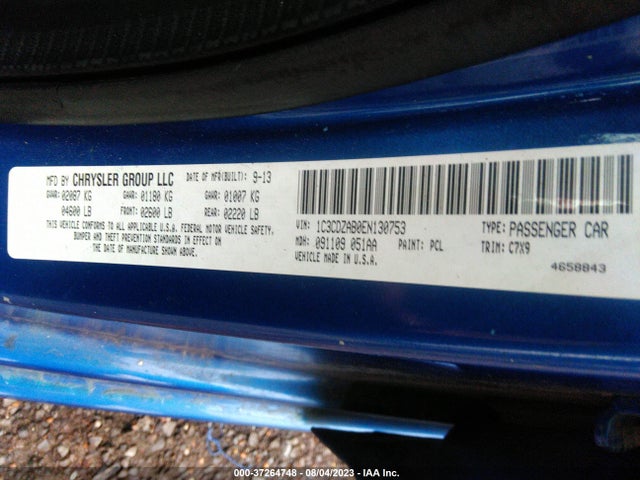 Dodge AVENGER SE 2014 1C3CDZAB0EN130753 Image 9