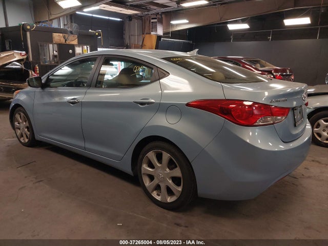 2012 HYUNDAI ELANTRA LIMITED PZEV VIN: KMHDH4AE5CU203258