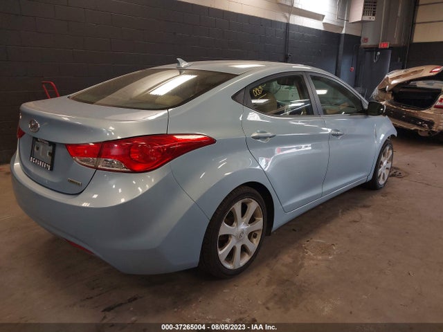 2012 HYUNDAI ELANTRA LIMITED PZEV VIN: KMHDH4AE5CU203258