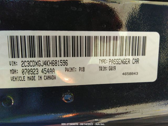 2C3CDXGJ4KH681596 Dodge Charger Scat Pack