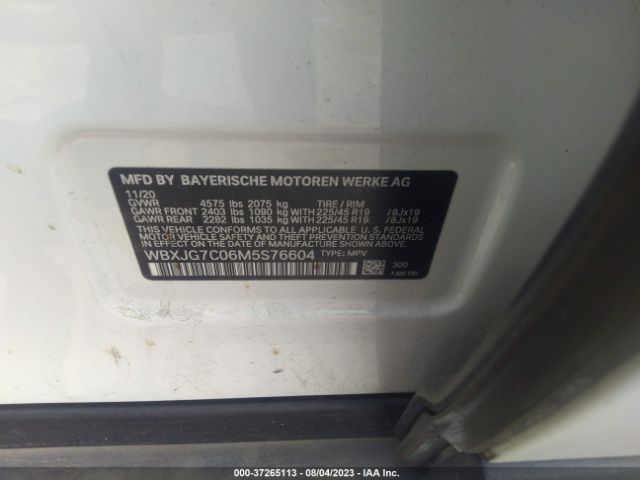 WBXJG7C06M5S76604 BMW X1 Sdrive28i