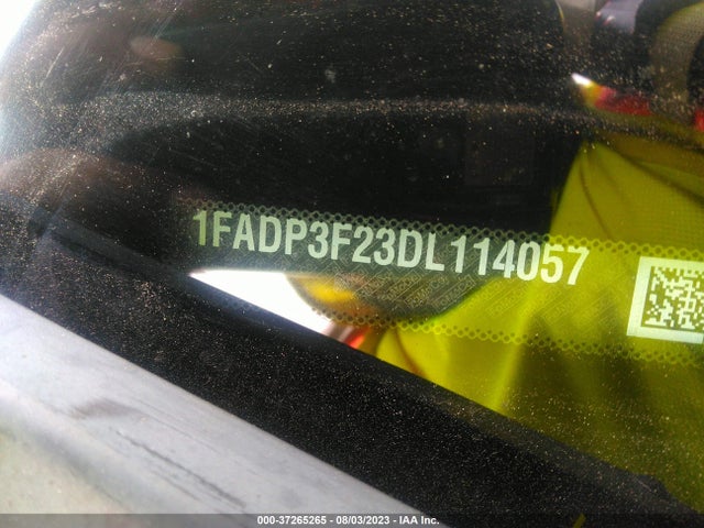 2013 FORD FOCUS SE VIN: 1FADP3F23DL114057