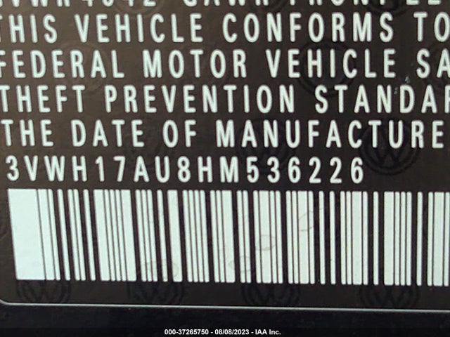 3VWH17AU8HM536226 Volkswagen Golf Alltrack S/se/sel