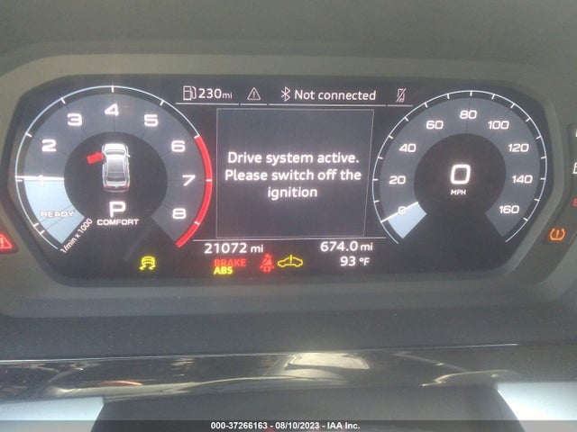 WAUAUDGY2NA029557 Audi A3 Sedan Premium