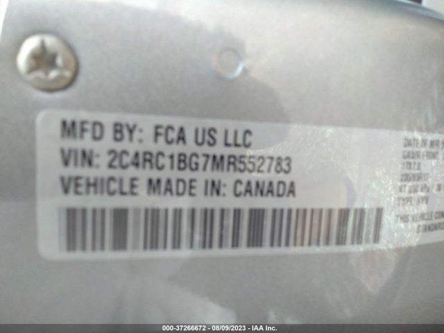 2C4RC1BG7MR552783 Chrysler Pacifica Touring L