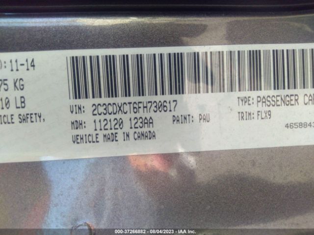 2C3CDXCT6FH730617 Dodge Charger Road/track