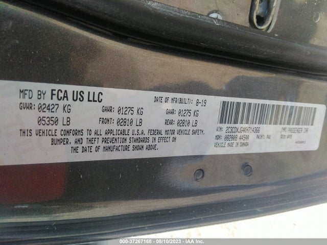 Dodge Charger Sxt Awd 2019 2C3CDXJG4KH714366 Image 9